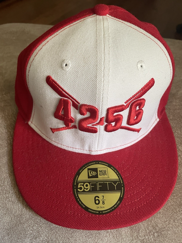 Baseballkappe 4256 Hit King Pete Rose 59FIFTY rot & weiß Herren Größe 6 7/8 - Bild 2 von 9