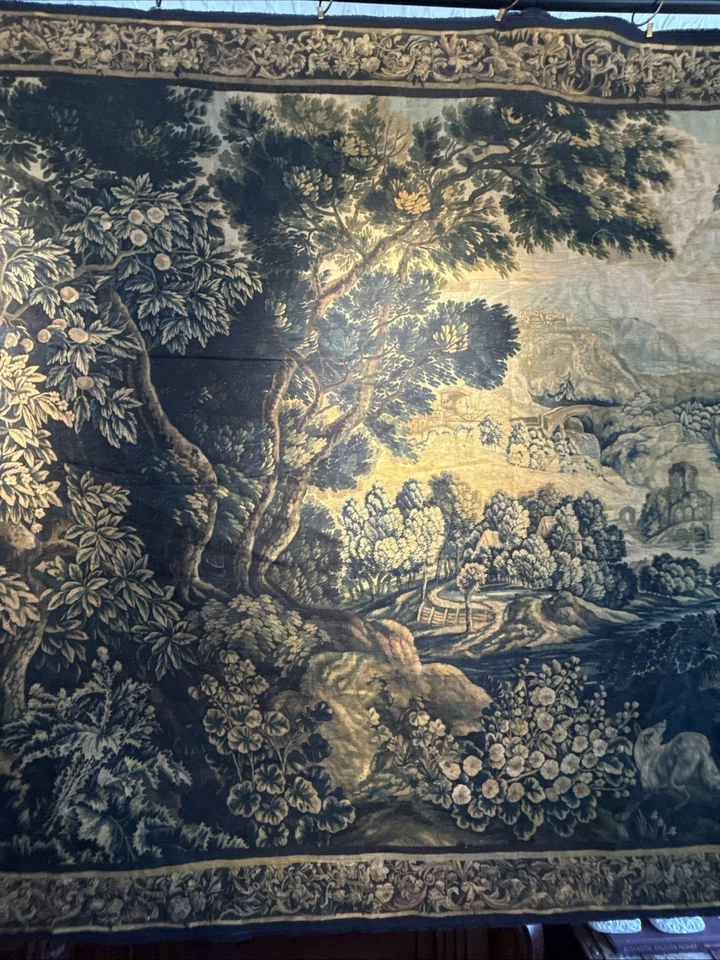 Dusky Verdure Tapestry Reproduction on Natural Cotton-Linen Canvas RE559830 - Image 4 of 4