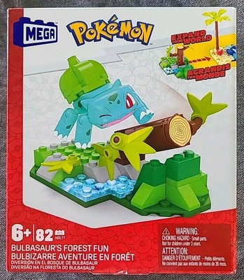 Mega Pokémon Building Toys Set, Bulbasaur s Forest Fun with 82 Pieces, Minifig