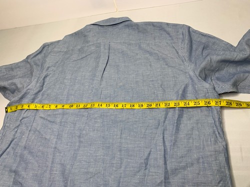 NUEVO CON ETIQUETAS Camisa Johnnie-O Hangin’ Out Talla 2XL Azul Rayas Abotonada Manga Larga P145 - Imagen 12 de 13