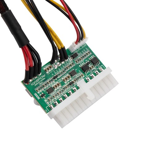 IOASPOW DC 12V 300W 24Pin ATX Connect con Placa Base Mini ITX Fuente de Alimentación - Imagen 2 de 9