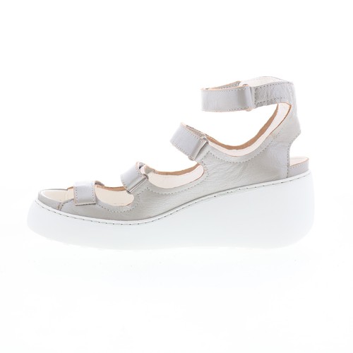 Fly London Drop DROP521FLY-004 Womens Silver Leather Strap Sandals Shoes 40 - Picture 5 of 8