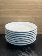Set of 8 Mikasa French Countryside White 6.25" Plates