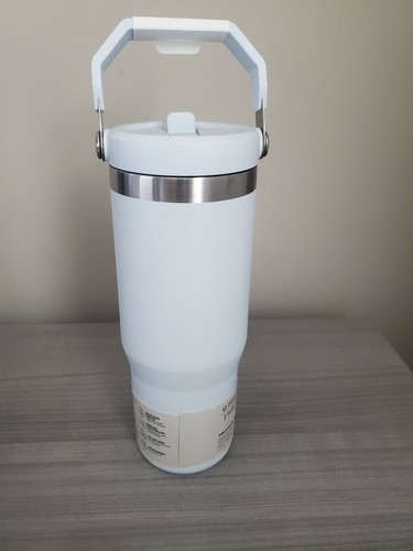 Stanley Tumbler 30 oz Flip STRAW ICEFLOW Glacier LIGHT Blue NEW SHIPS TODAY - Bild 2 von 4