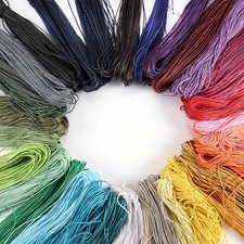 65m Waxed Cotton Beading Cord 1mm Jewelry String DIY Bracelet Necklace Rope