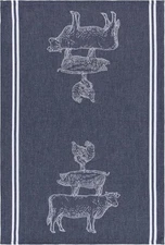 Now Designs BBQ Jacquard Dishtowels 18 x 28 inches,Towels & Dishcloths