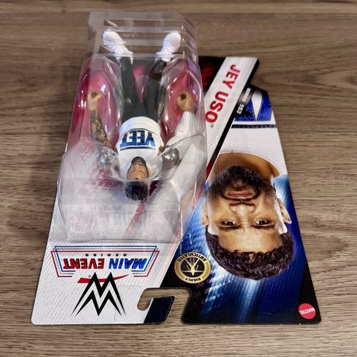 WWE Main Event 153 Jey Uso Yeet Camisa Lucha Figura de Acción Nueva en Caja - Imagen 6 de 6