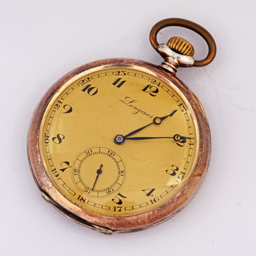 1930's vintage Longines Swiss made solid silver pocket watch 10 Grands prix - Picture 3 of 11