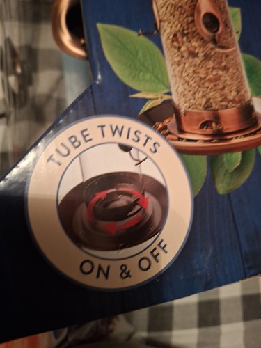 Members Mark 20" Bird Feeder New /Box Copper Finish Large Capacity Easy Clean - Picture 13 of 16