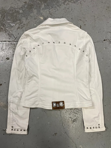 AW2004 Dolce & Gabbana Cargo White Jacket (S/M) - Picture 6 of 12