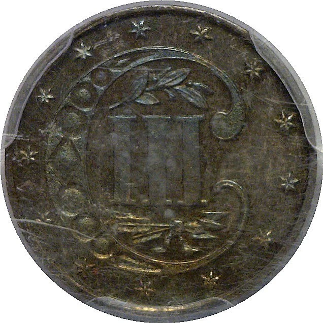 1867 3CS Silver Three Cent Proof PCGS PR-64 CAC - Image 3 of 3