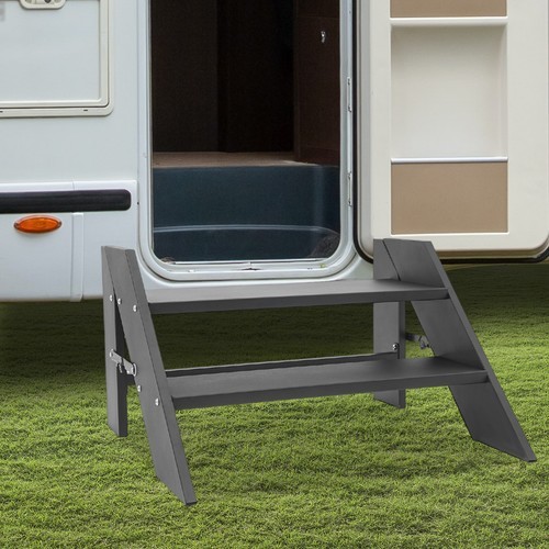 68.5*66*42cm Foldable Step Stool, 2 Step Folding RV Step Ladder, RV Step Stool - Picture 21 of 24