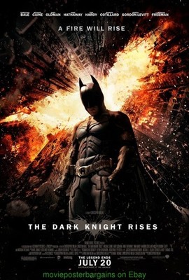 DARK KNIGHT RISES MOVIE POSTER DS 27x40 Final Version CHRISTOPHER NOLAN