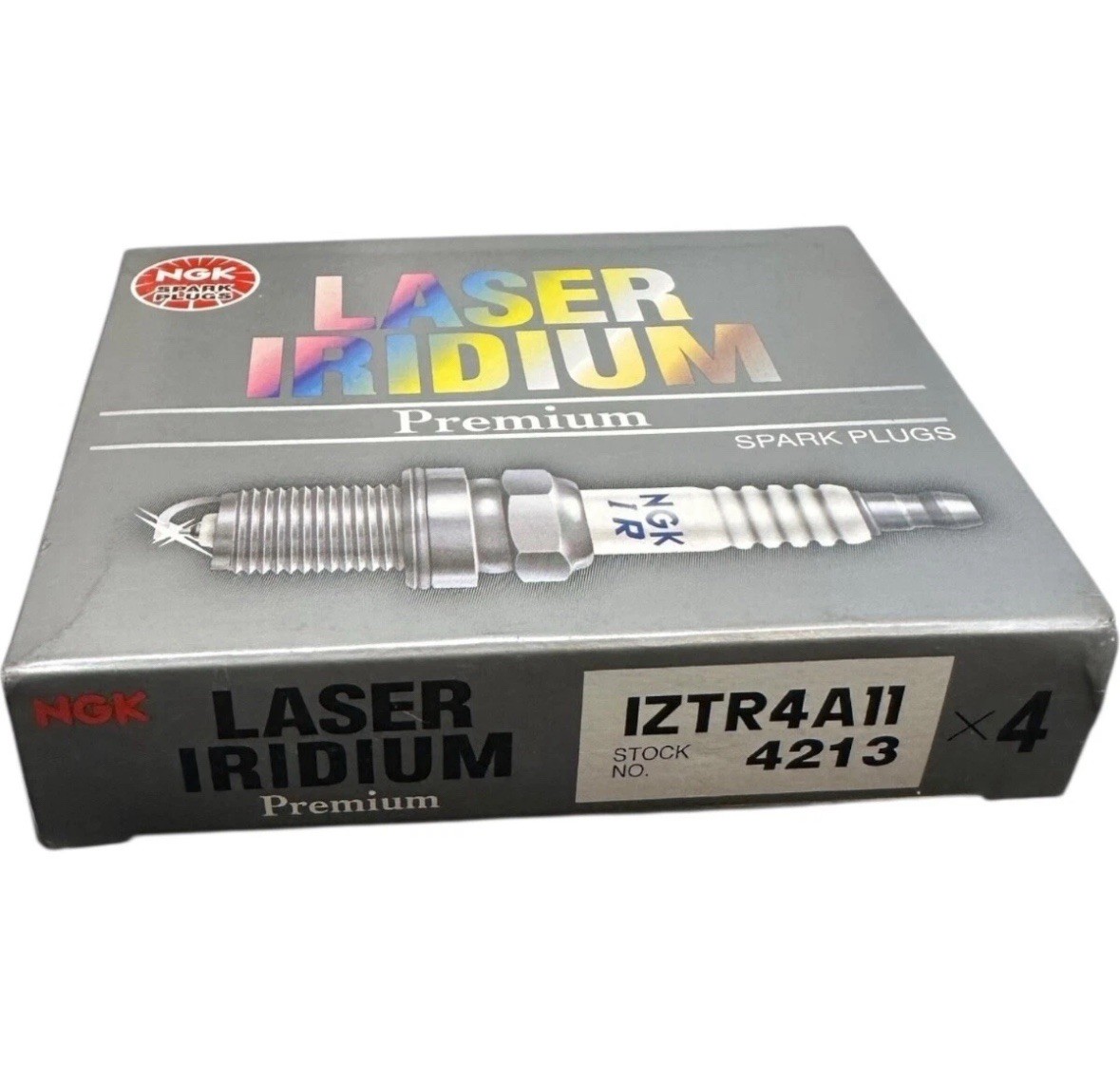 Genuine NGK 4213, IZTR4A11 Laser Iridium Spark Plugs PACK OF 4 SALE