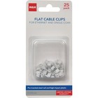 RCA Steel & Plastic Flat Cable Clips (25-Pack) TPHCLPSFEV RCA TPHCLPSFEV