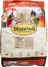 Higgins 466125 Safflower Gold Natural Food For Conure/Cockatiel, 25-Pound, New