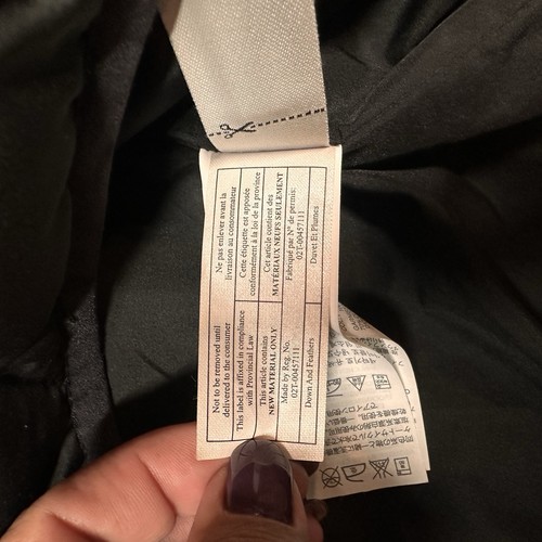 Chaleco acolchado J Crew Down para mujer mediano con cremallera bolsillos con botones Gorp Core - Imagen 5 de 7