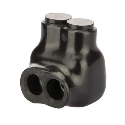 NSI Industries Polaris Black IT-4 Insulated Multi-Tap Connector- 2-Port