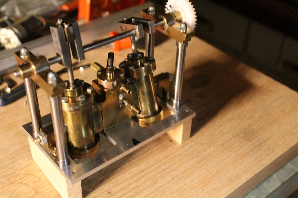 moteur a vapeur steam engine paddle steamer - Photo 1/4