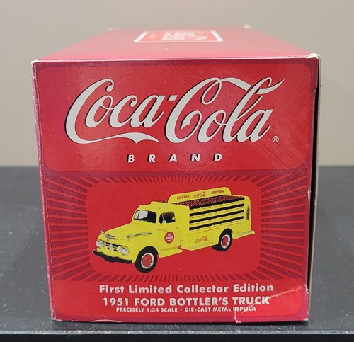 1/34 First Gear Coca-Cola 1951 Ford Bottler's Truck Diecast In Original Box 2002 - Picture 12 of 15