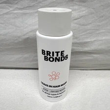 BRITE BONDS LEAVE IN HAIR MASK BOND + PEPTIDE REPAIR ALL HAIR TYPES 3.38floz