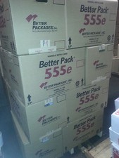 BETTER PACK  555esa ELECTRONIC GUMMED TAPE DISPENSER EMPTY CARTON WITH INSERTS  