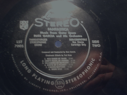 1958 FANTASTICA RUSS GARCIA-Music From Outer Space LP,7005, monsters of jupiter - Picture 7 of 7