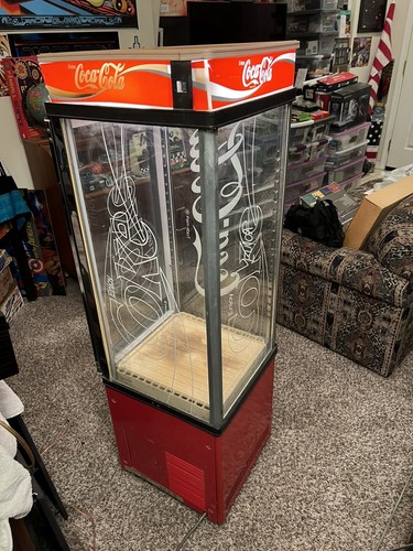 Vintage Antique Coca Cola Coke Refrigerator 1970s Original Partially Restored - Picture 6 of 12