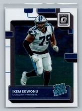 Ikem Ekwonu 2022 Donruss Optic Football Rated Rookie #253 Panthers 