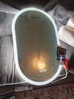 Luvodi Oval Bathroom Mirror Illuminated Led - 80 x 50cm - New