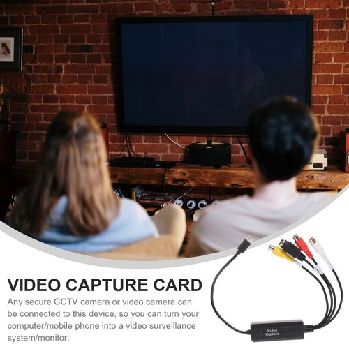 Video Capture Card Av Usb Type-c Vhs To Digital Converter Recording Accessory US - 第 11/11 張圖片