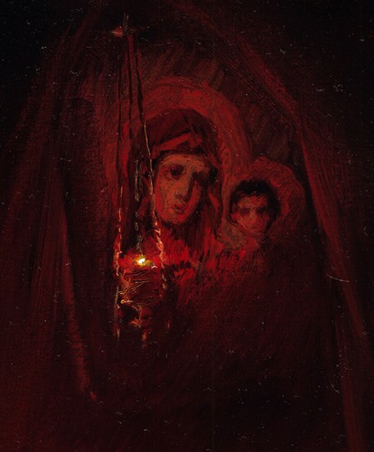 PRINT on Canvas of Oil Painting Arseni ~ CHRISTMAS 26" X 18" NO FRAME Artist USA - Picture 10 of 12