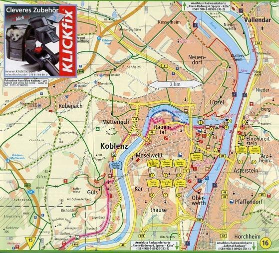 Thumbnail - Mosel-radweg Perl - Koblenz 1 : 50 000 | 2017 | Deutsch