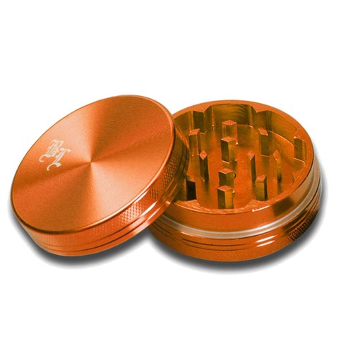 Black Leaf - CNC Aluminium Grinder anodisiert - 2-tlg. Ø 40 mm – 10 Farben - Bild 20 von 36