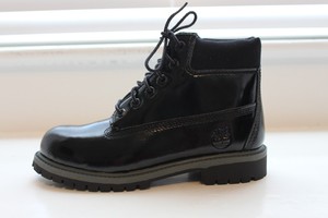 patent timberland boots