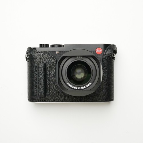 Funda protectora de cuero genuino con media cámara para Leica Q3 - Imagen 17 de 19
