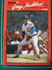 Donruss 1990 - Greg Maddux #158