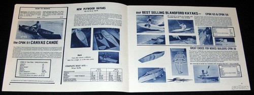 CLARK CRAFT BOAT 1977 PLAN & KIT CATALOG FIBERGLASS CANOES & KAYAKS PRICE LIST - Picture 3 of 4