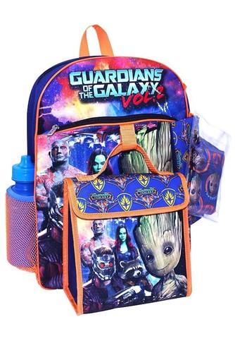 Guardians Of The Galaxy 2, 5-teiliges Rucksack-Set mit Gurtsack, Brotzeittasche + mehr - Bild 1 von 3