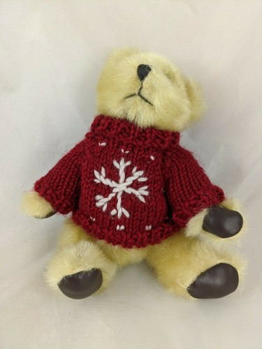 Maglione HugFun Orso Tan Peluche Maglia 7 Pollici 1998 Peluche Giocattolo - Foto 3 di 7