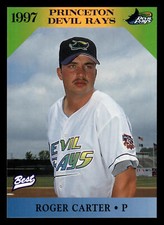 Roger Carter 1997 Best Princeton Devil Rays #20 MINORS ROOKIE