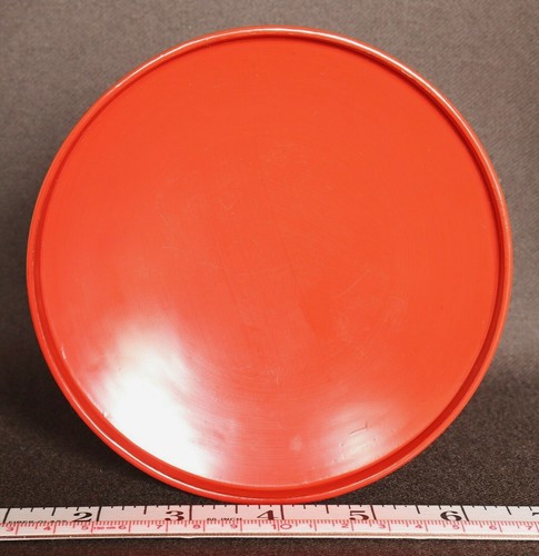 Japanese Wajima Lacquer Ware Wood Bowl with Lid Red Vintage - Picture 8 of 12