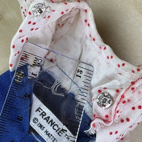 Vintage Francie Concert In The Park #1256 Dress 1965 & GAD 1250 Stocking TLC - Picture 5 of 6