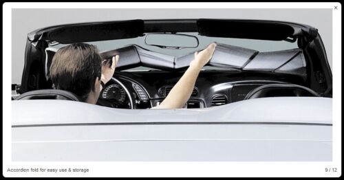 WHITE Premier CoverCraft Folding Sun Shade for Genesis G80 2021-24 UV11747WH - Foto 15 di 21