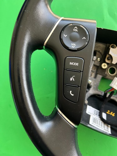 2013 HYUNDAI GENESIS LEATHER STEERING WHEEL W/ CONTROL SWITCH OEM - Foto 9 di 10