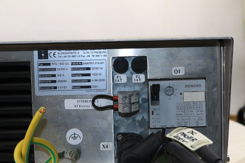 HUTTINGER ELEKTRONIK PFG1500 DC GENERATOR 1500W / 3X400V / 24047657-010-001 - Picture 4 of 10