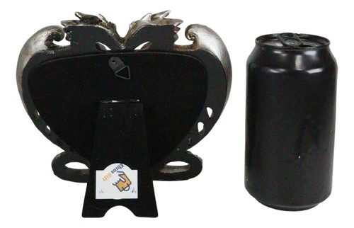 Ebros Double Guardian Lover Dragons Heart Small Vanity Dresser Table Wall Mirror - Picture 5 of 7