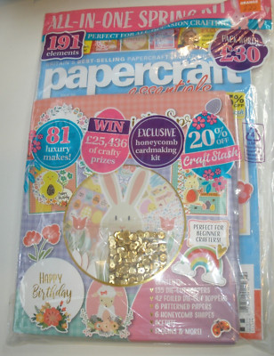 Papercraft Essentials Magazine Issue 222  Spring Kit NEW SEALED