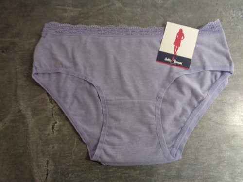 2 Slips mit Spitze lila 40/42 neu !