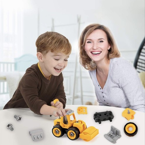 Kids Digger Truck DIY Take Apart Truck Fun Activity For Boys Girls 3+ - Picture 6 of 8